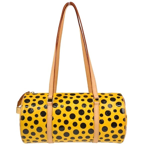 Louis Vuitton Yellow Vernis Dot Infinity Papillon Handbag - Picture 1 of 11